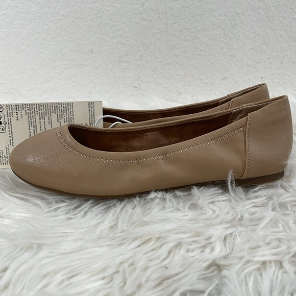 Amazon Essentials Women's Belice Ballet Flat Beige Size 7W (wide) NEW - Picture 9 of 16